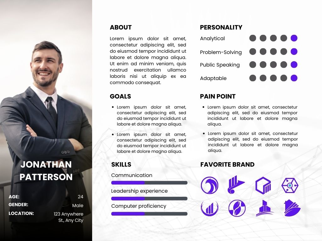 Personas 101: A guide to identifying your ideal customer 3 Sample persona